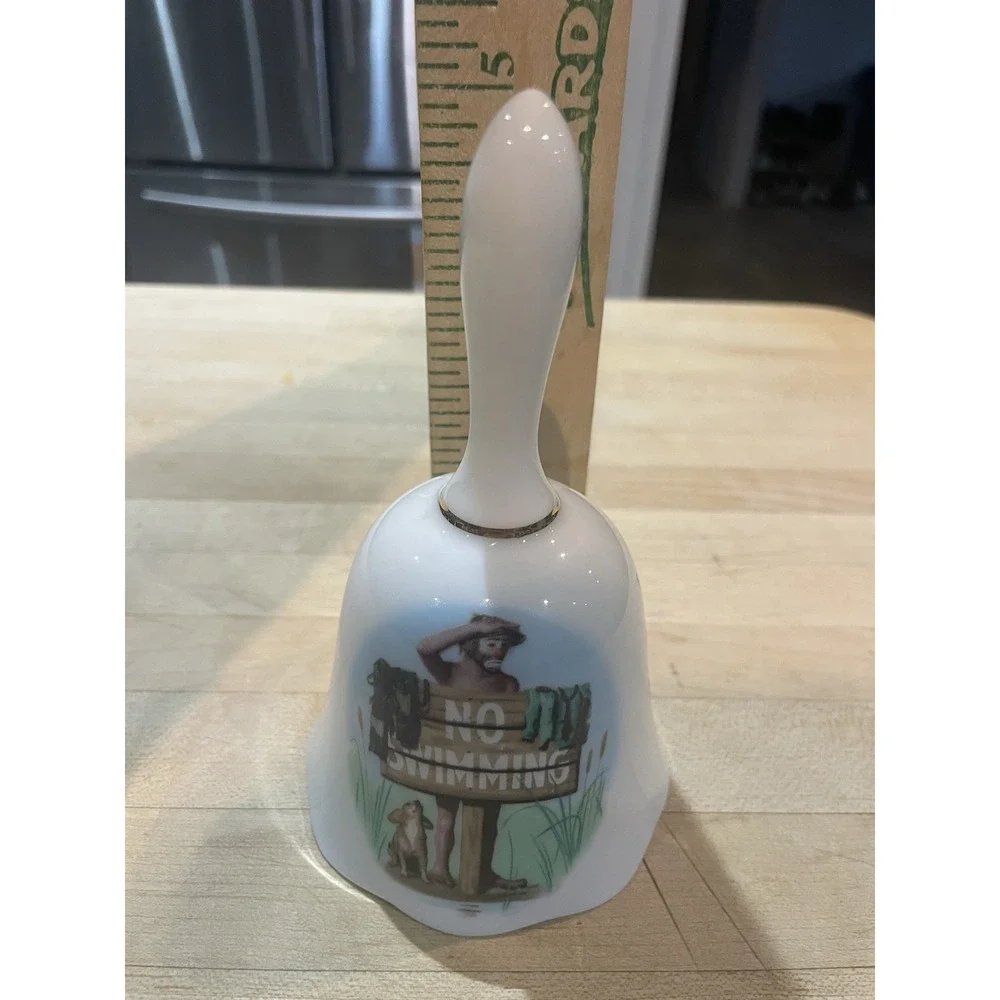 Fitz & Floyd Ceramic Hand Bell 